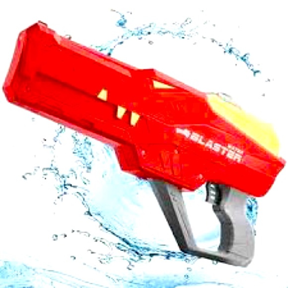 Electric Water Guns for Kids Adult - Automatic Squirt Gun Boy Girl Ages 8-12 Red